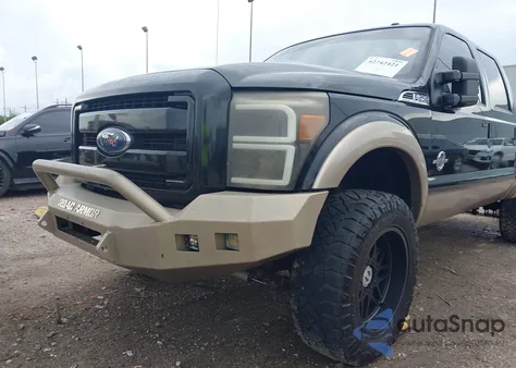 2011 Ford F-250 Lariat из США, поврежденный, VIN 1FT7W2BT9BEB30686